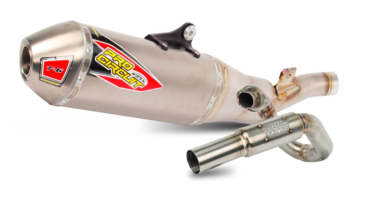 EXHAUST T6 BC SS/TI KX450 24-