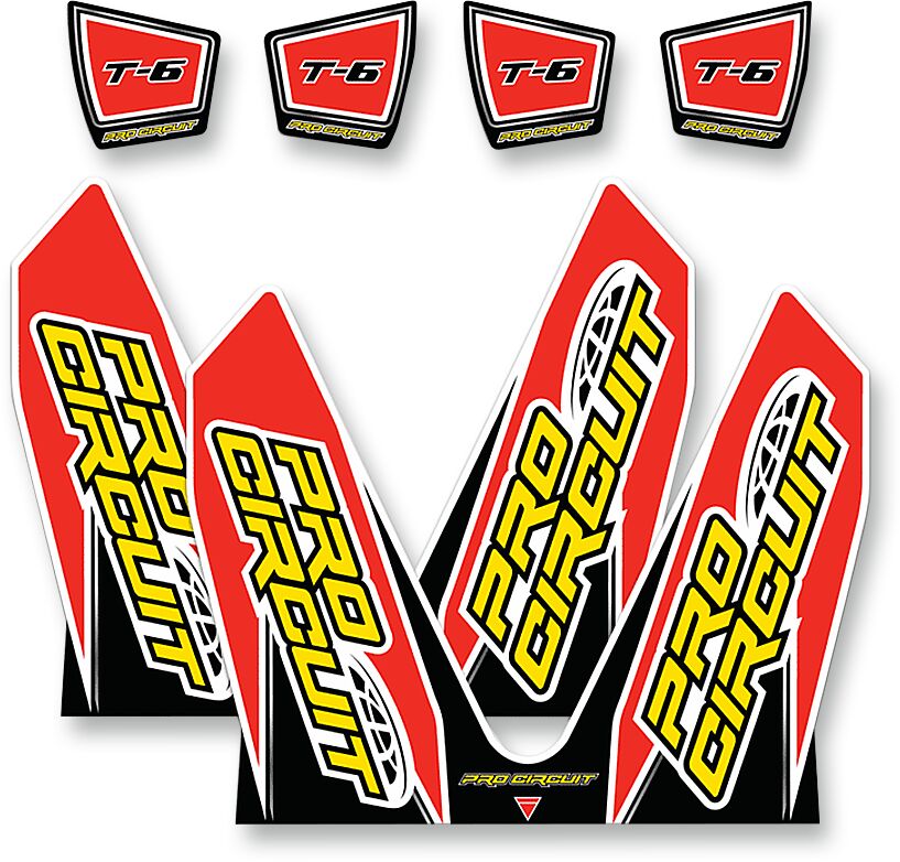 EXHAUST STICKER KIT T-6