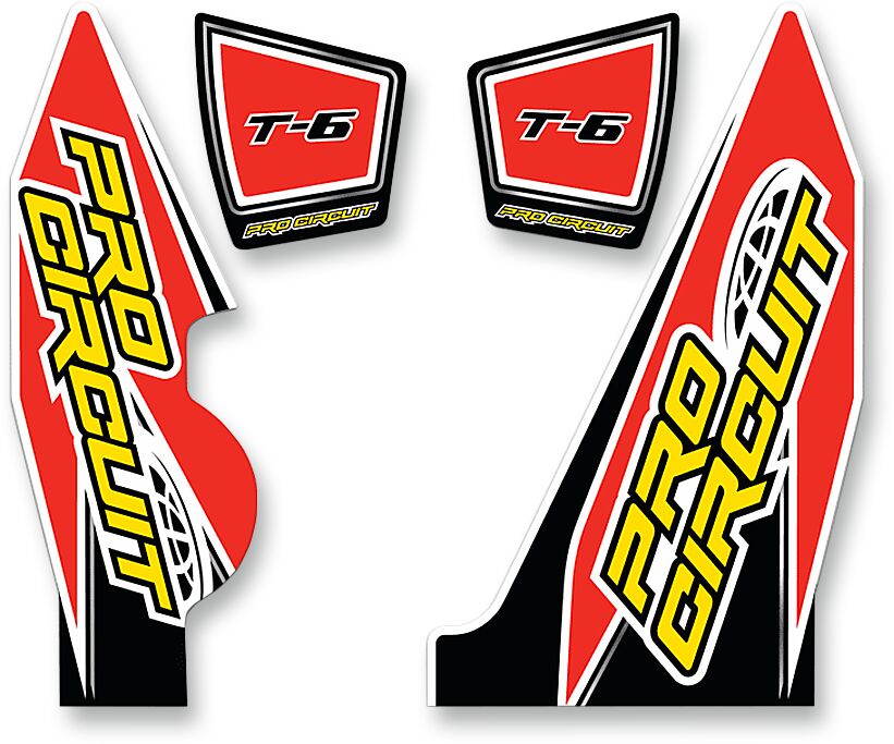 EXHAUST STICKER KIT T-6