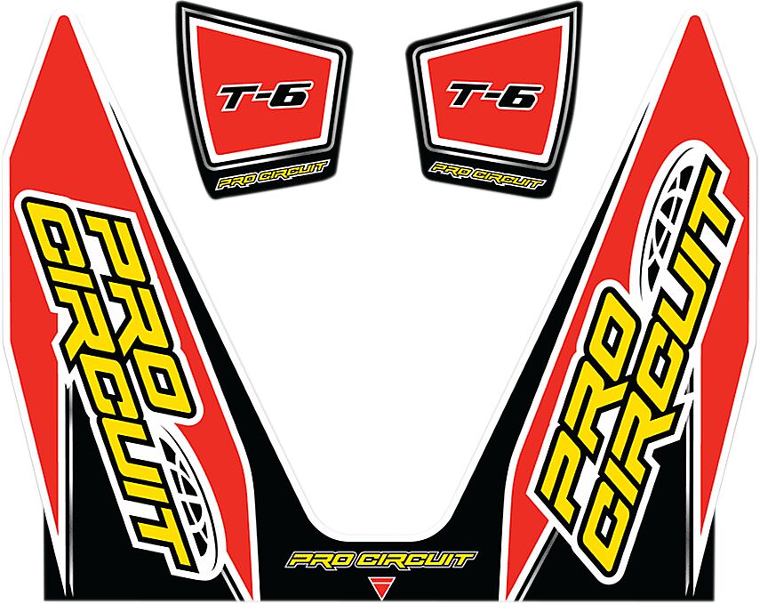 EXHAUST STICKER KIT T-6