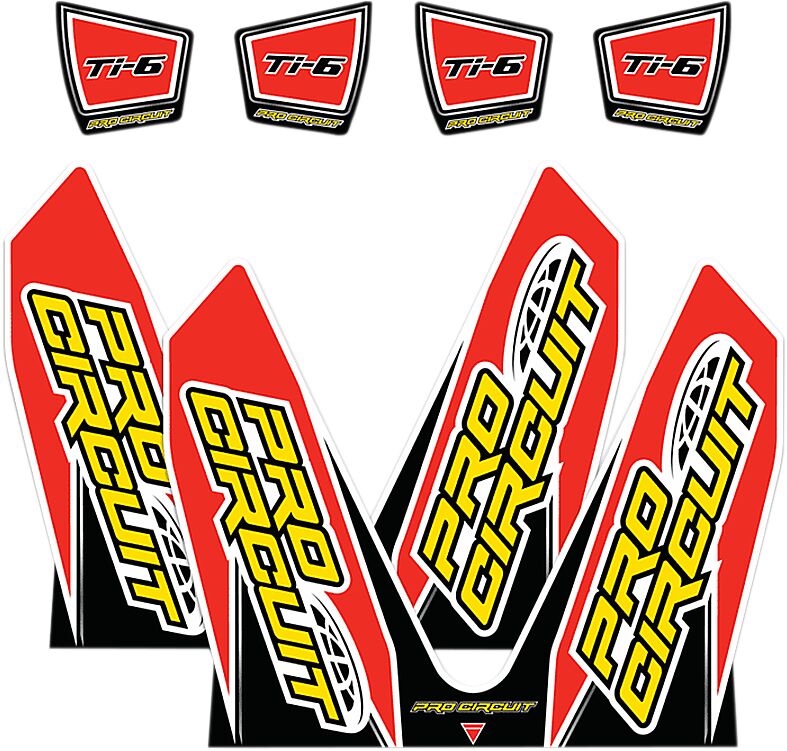 EXHAUST STICKER KIT TI-6
