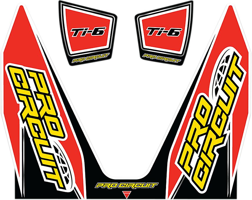 EXHAUST STICKER KIT TI-6