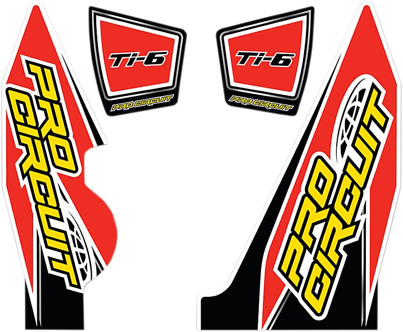 EXHAUST STICKER KIT TI-6