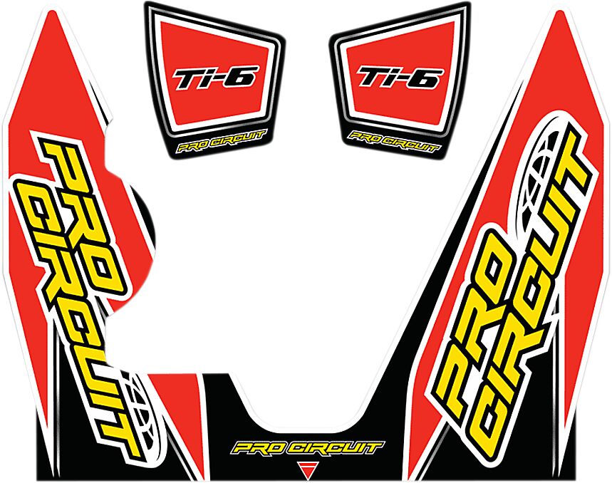 EXHAUST STICKER KIT TI-6