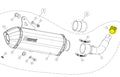 CLAMP MUFFLER X-CITY 250