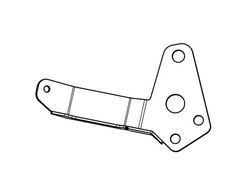 BRACKET MUFFLER SS
