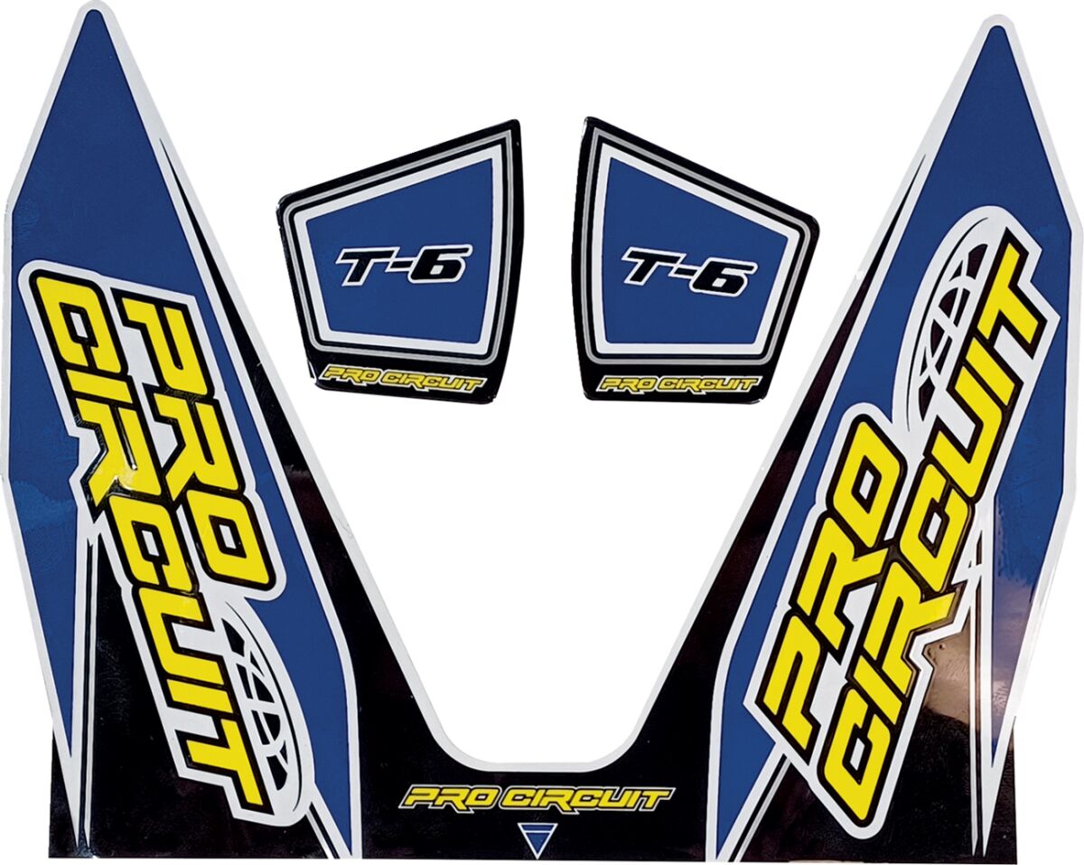 DECAL T6 DARK BLUE