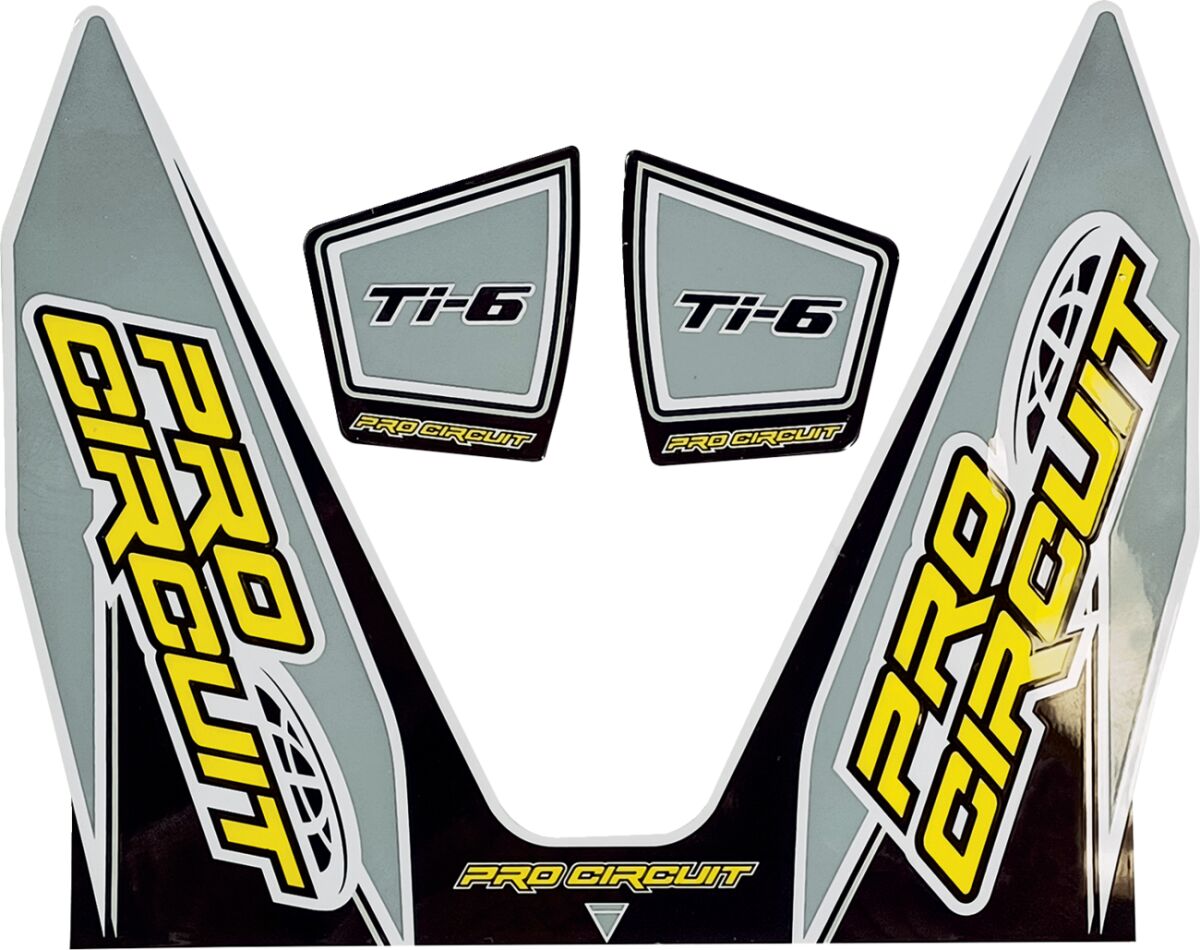 DECAL TI6 GRAY