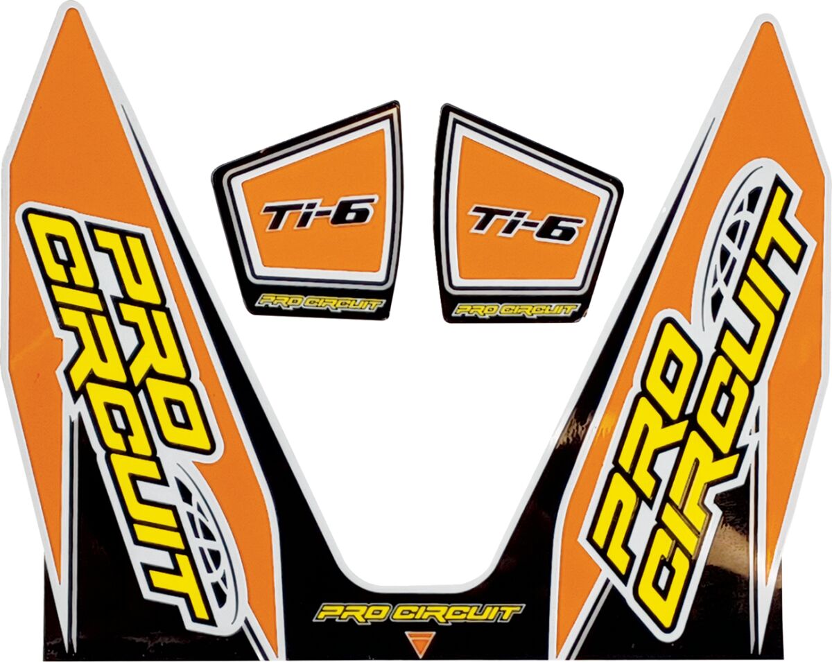 DECAL TI6 ORANGE