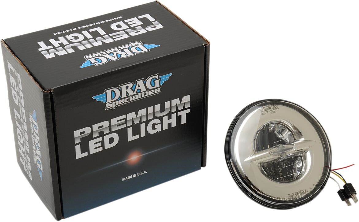 HEADLIGHT 7 LED REFL ECE