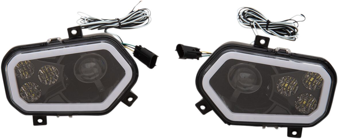 LED HEADLIGHT RZR800/9 BK