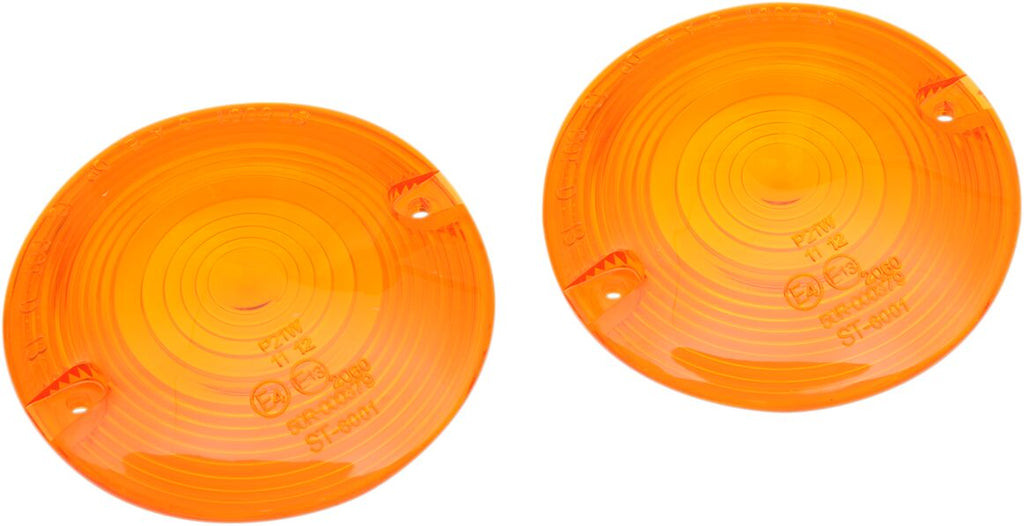 TURN SIGNAL LENS FLT AMBER