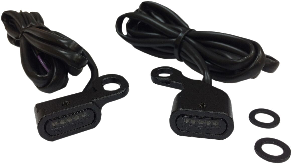 TURN SIGNALS BLACK SMOKED 96-