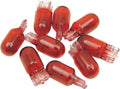 BULB RED 5W T10 10PK
