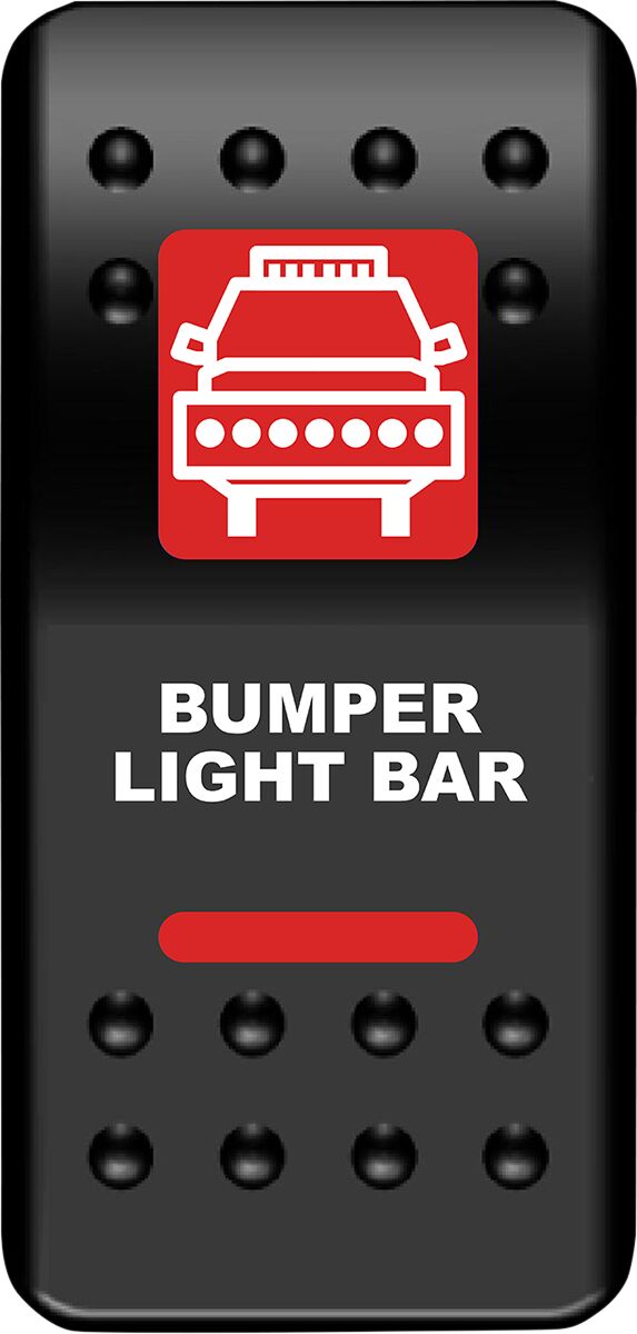 SWITCH RKR BMPR LGHTBR RD