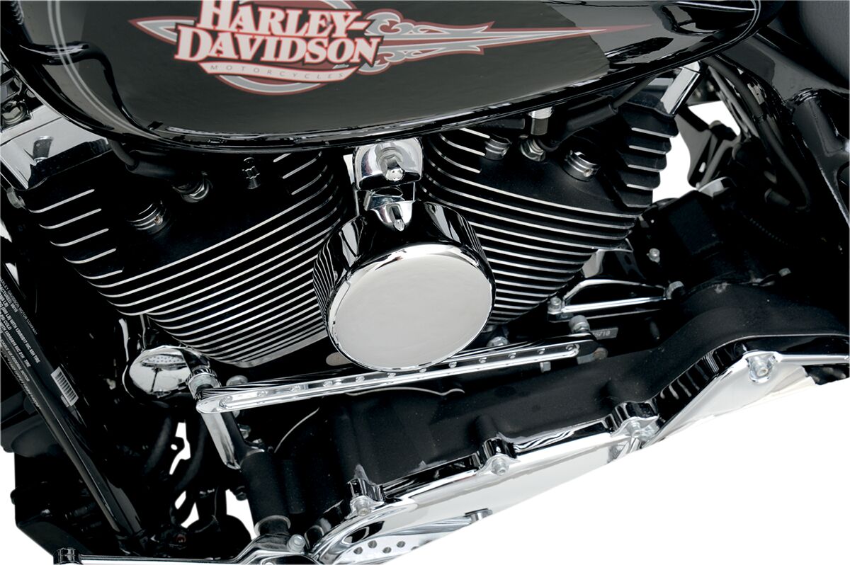 COVER HORN RND CHR