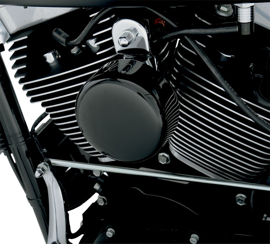 COVER HORN RND BLK