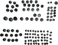 COVERS BOLT 09-16 FL BLK