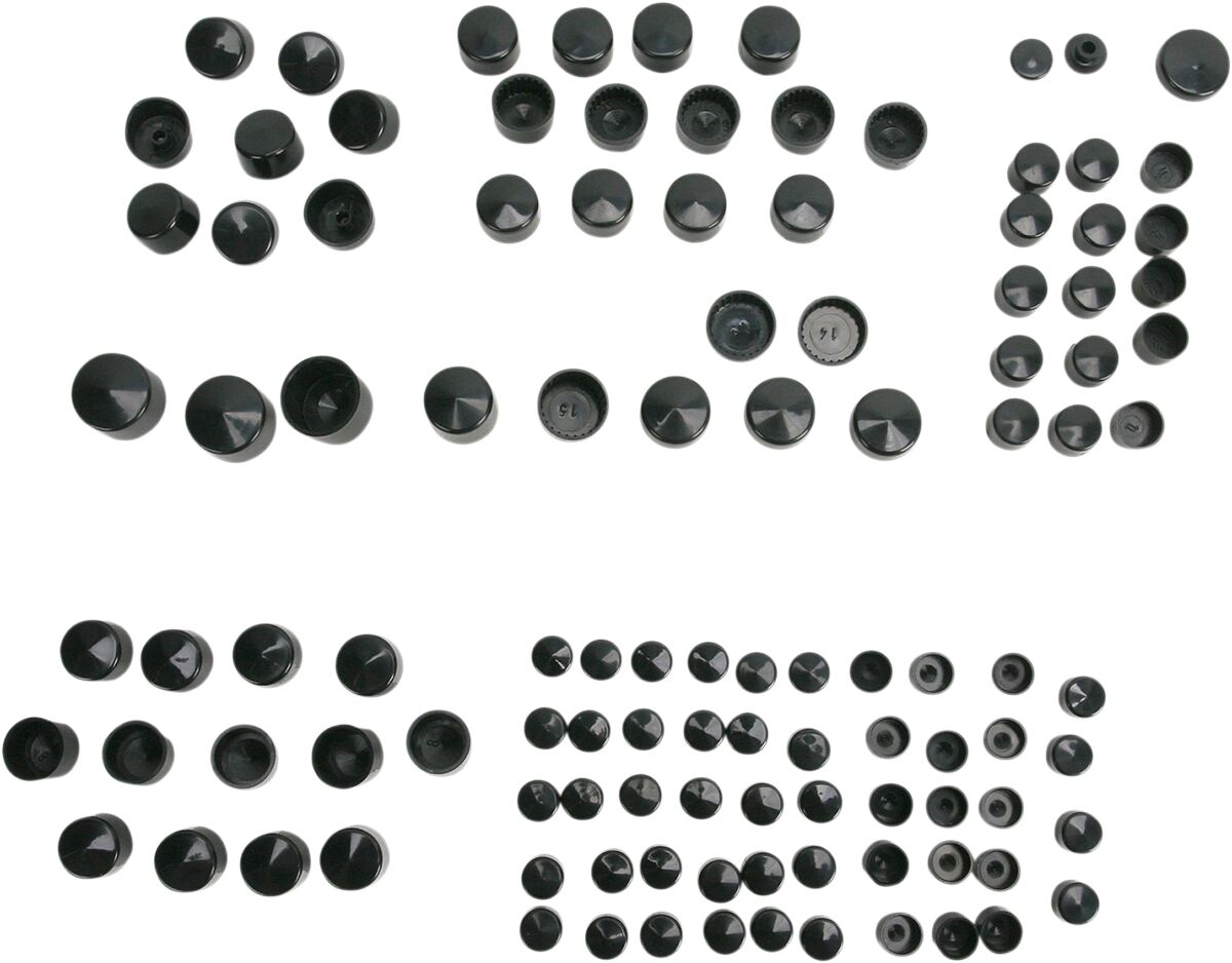 COVERS BOLT 09-16 FL BLK