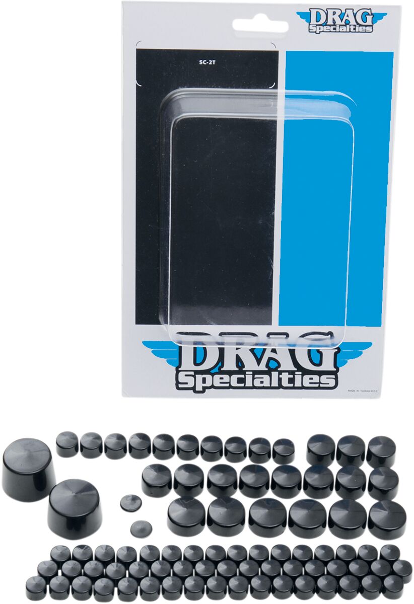 COVERS BOLT 07-10FXST BLK
