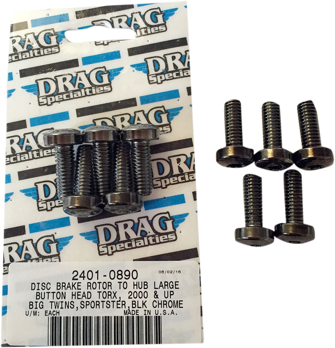 KIT ROTOR TO HUB FRNT BLK
