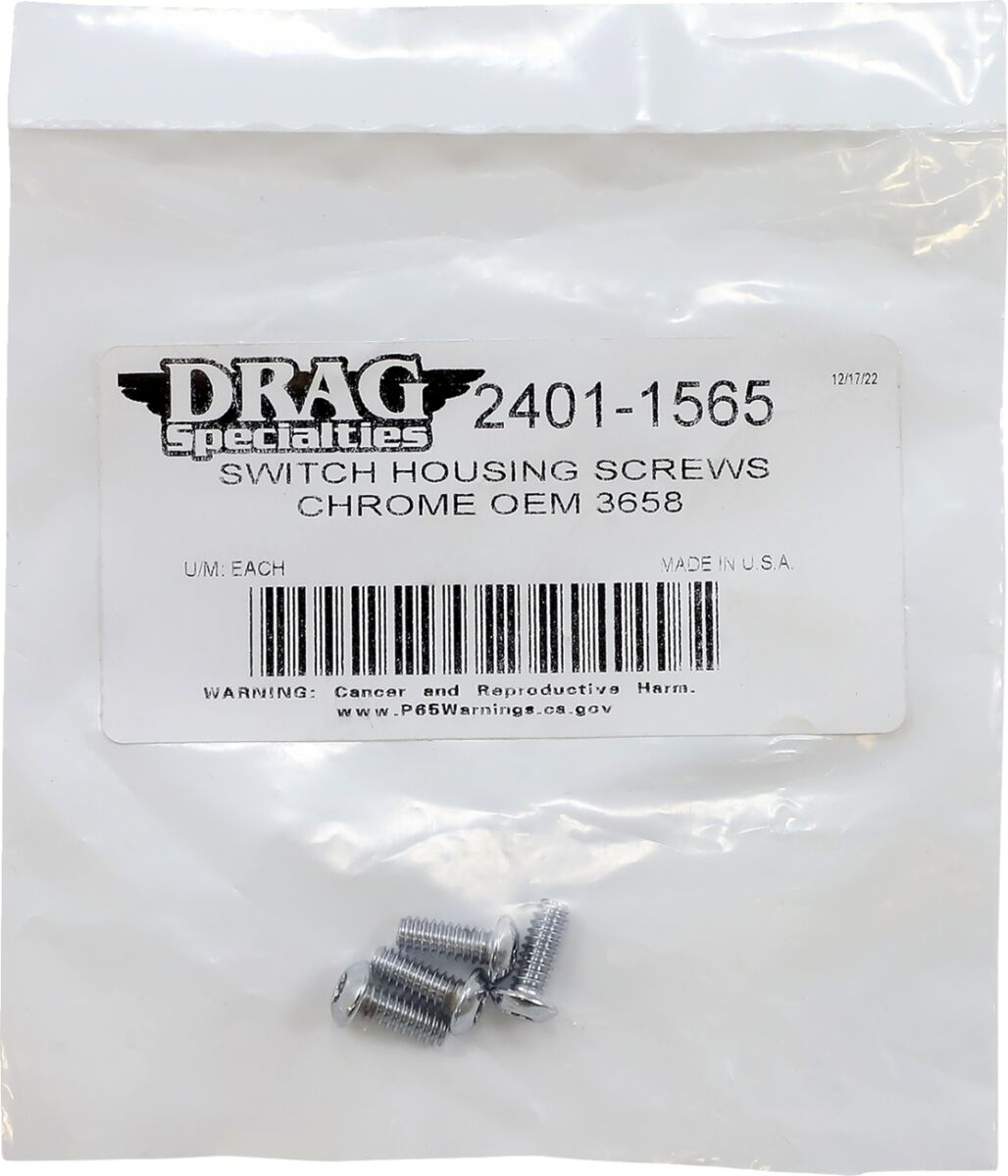 SCREWS SWITCH HOUSING CHR