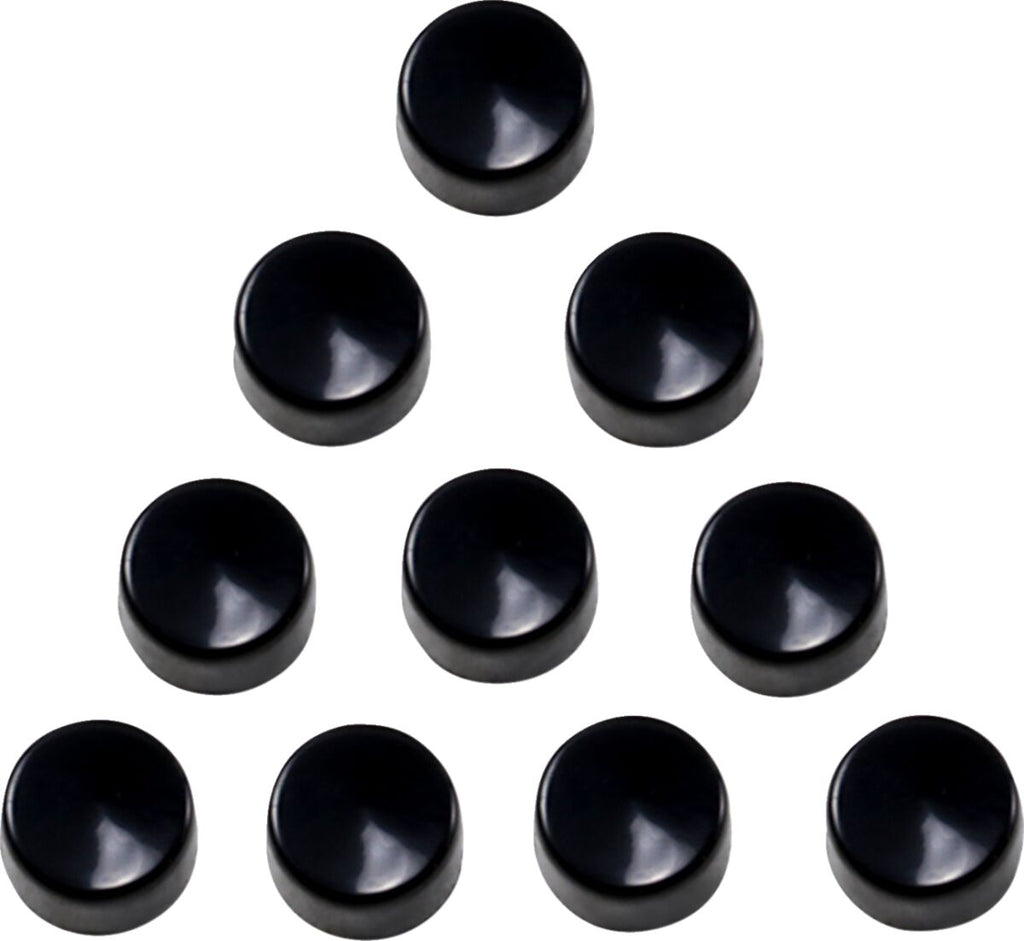 COVER BOLT 1/2 HEX BLK
