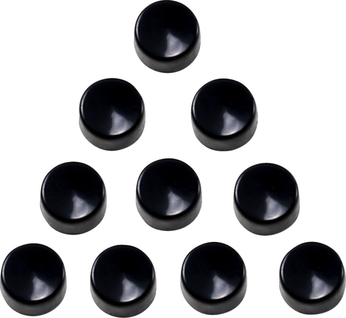 COVER BOLT 1/2 HEX BLK