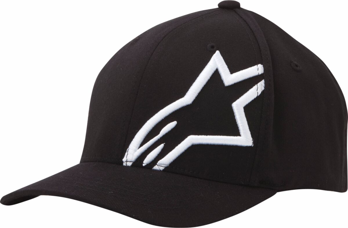 HAT CORP SHFT 2 BK/WT S/M