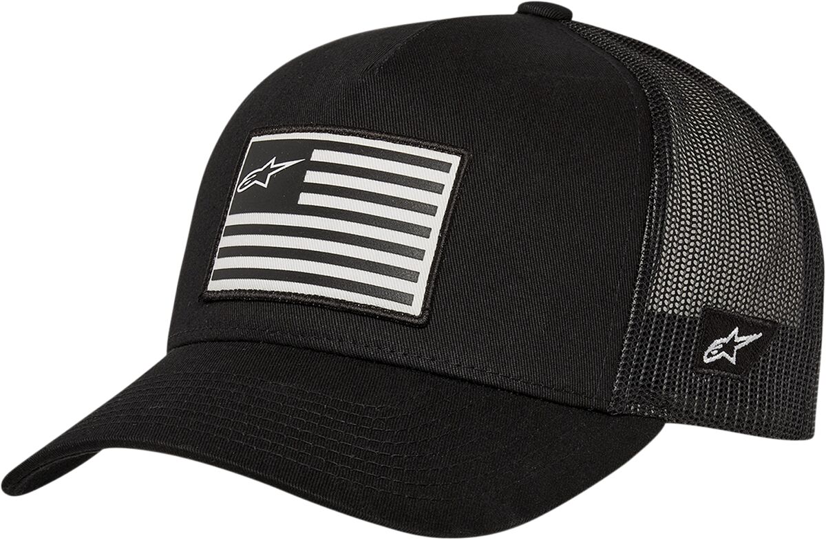HAT CRV BILL SNAPBACK FLAG BLA