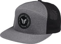 HAT BADGE HTR GY/BLACK