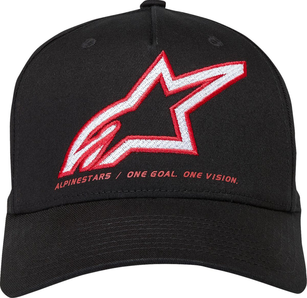 HAT CRV BILL LINEOUT BLACK S/M