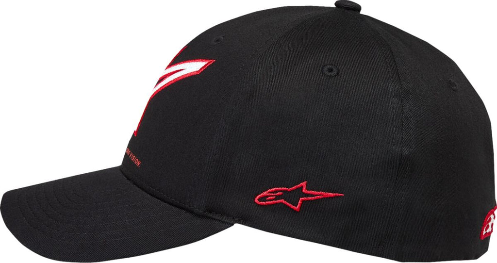 HAT CRV BILL LINEOUT BLACK S/M