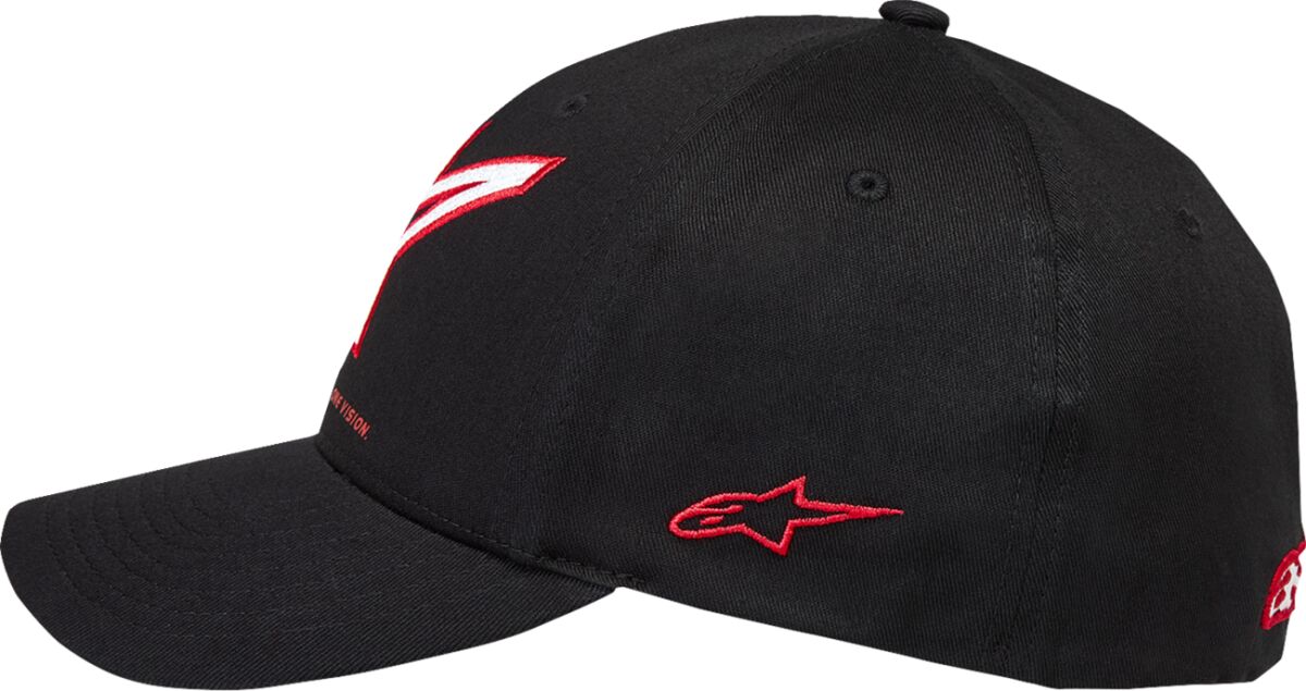HAT CRV BILL LINEOUT BLACK S/M