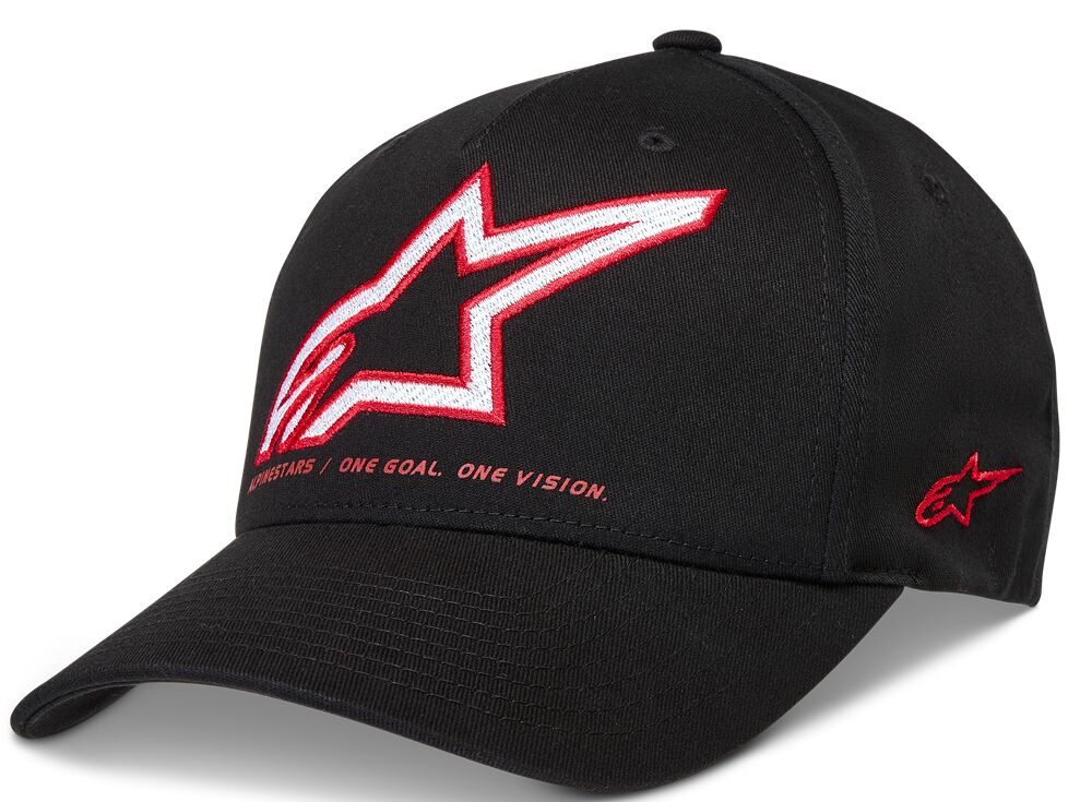 HAT CRV BILL LINEOUT BLACK L/X