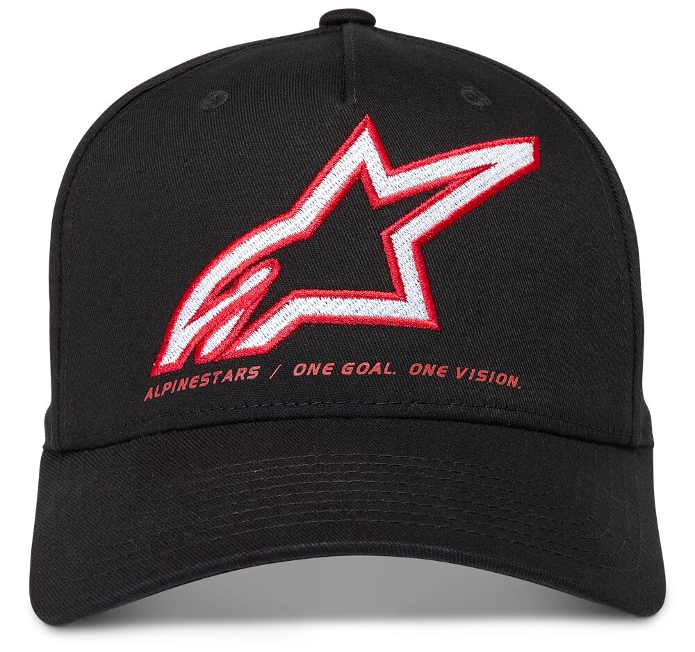 HAT CRV BILL LINEOUT BLACK L/X