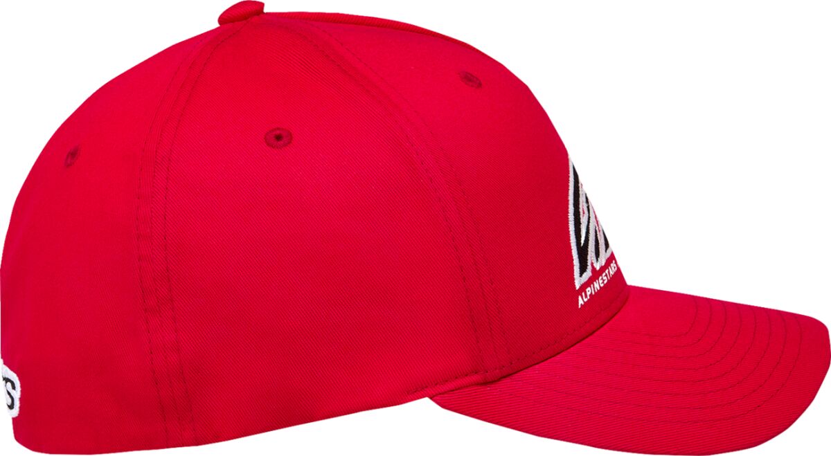 HAT CRV BILL LINEOUT RED S/M