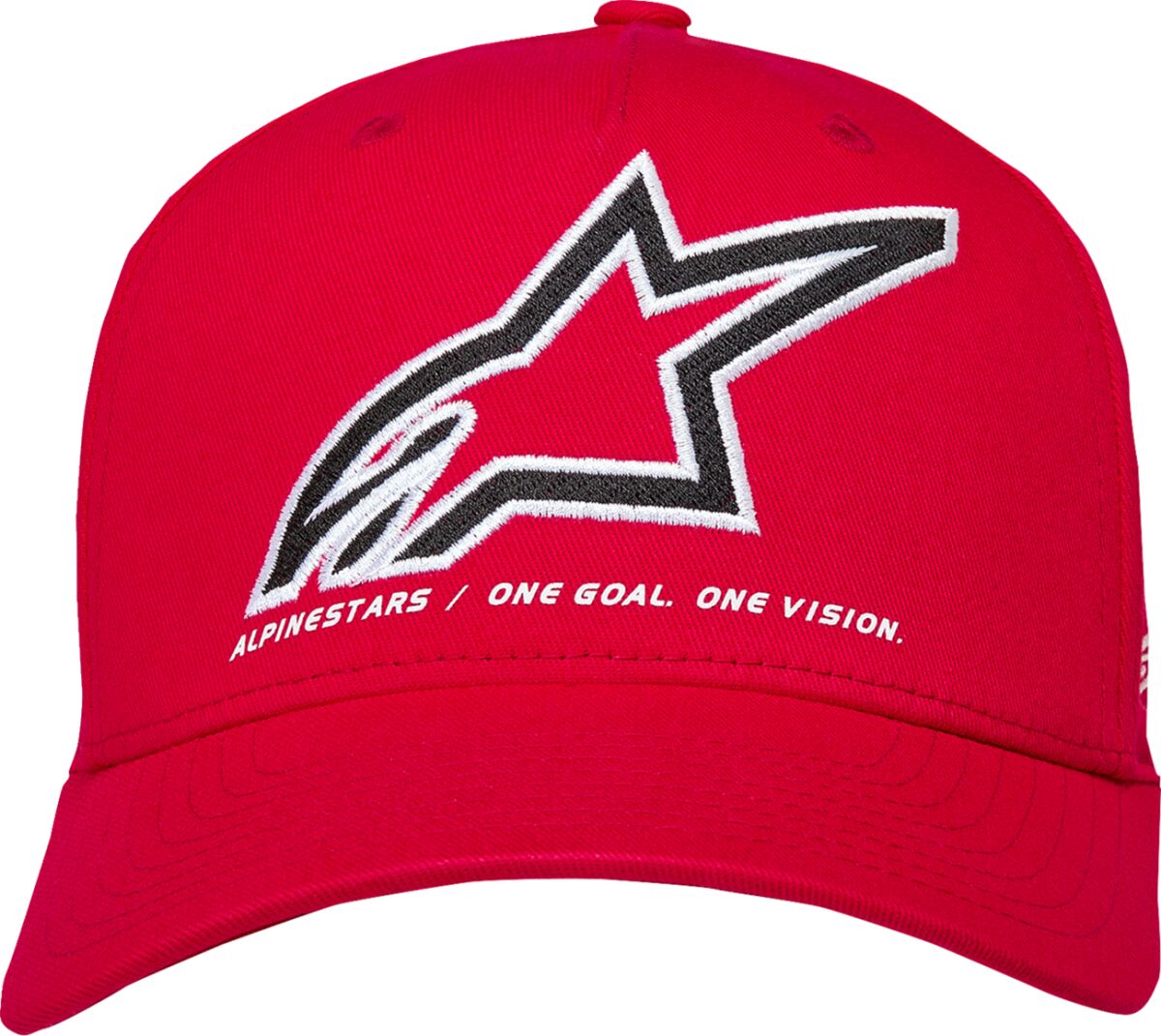 HAT CRV BILL LINEOUT RED S/M