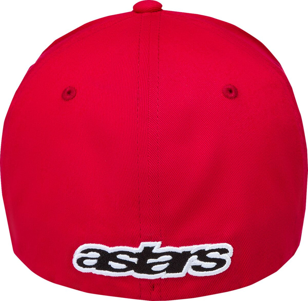 HAT CRV BILL LINEOUT RED S/M