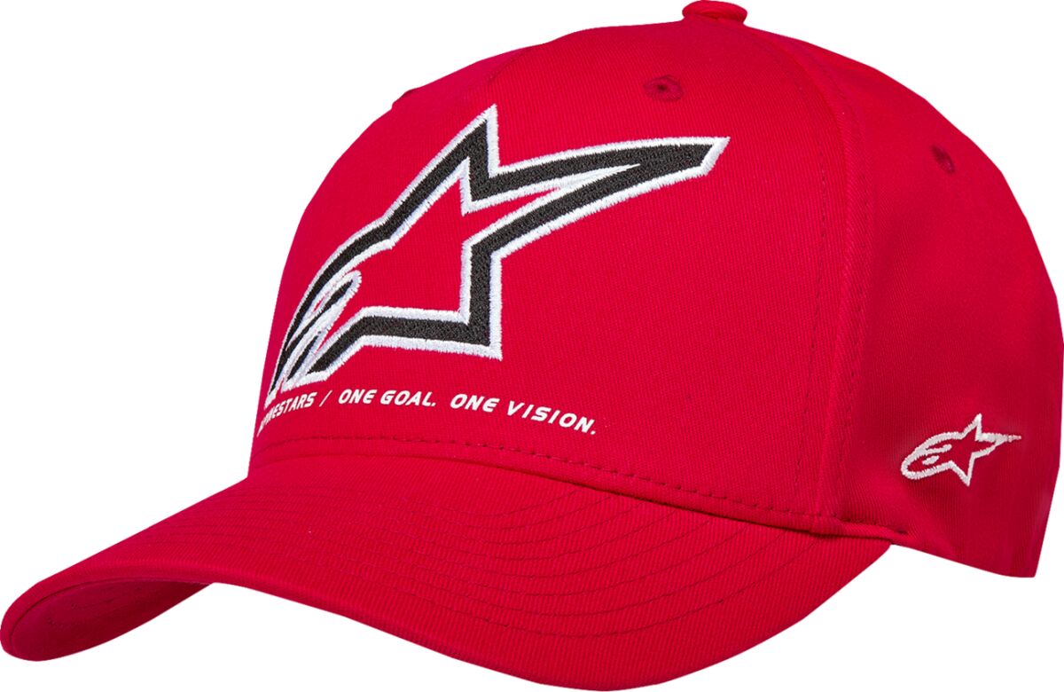 HAT CRV BILL LINEOUT RED L/XL