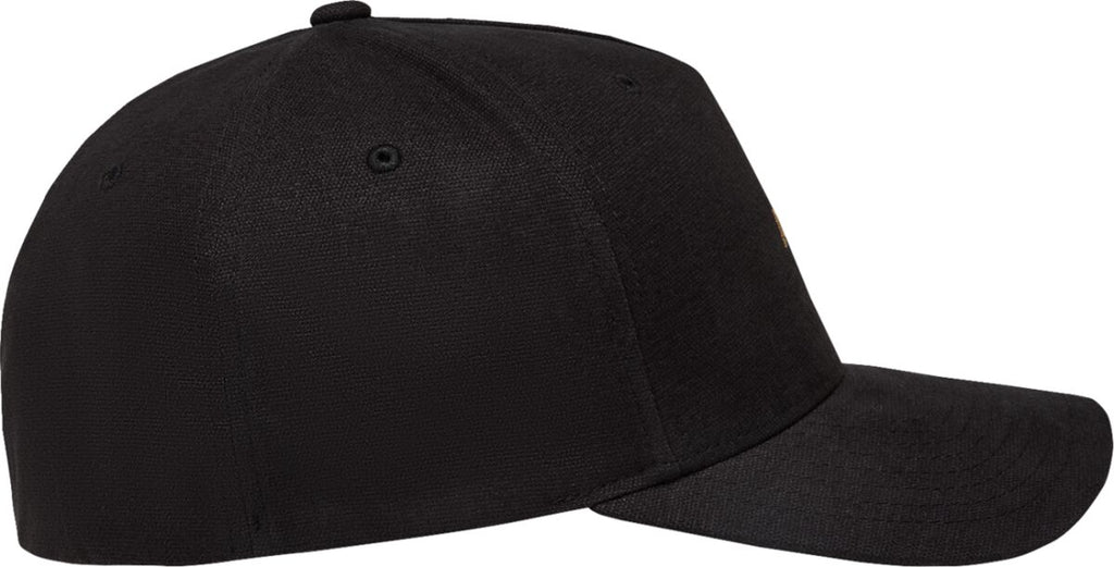 HAT CRV BILL COUNTY CANVAS BLA
