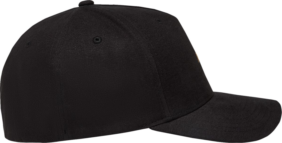 HAT CRV BILL COUNTY CANVAS BLA
