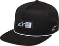HAT FLT BILL SNAPBACK LABEL BL