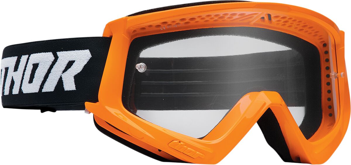 GOGGLE CMBT RACR FL OR/BK
