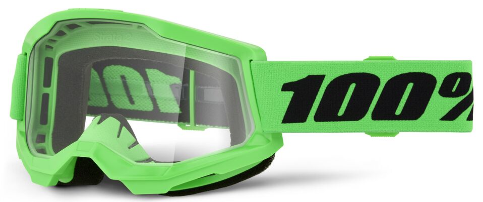 GOGGLE STRATA 2 NEON GRN - CLE