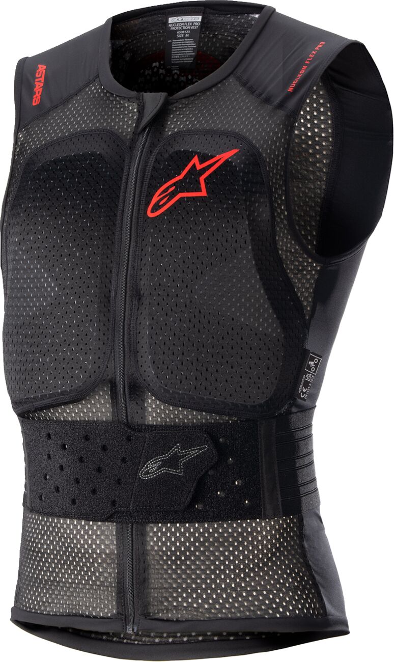 VEST NUC FLX PRO BK/RD XS