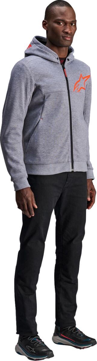 JACKET/HOODIE CHROME V2 GRY/RE