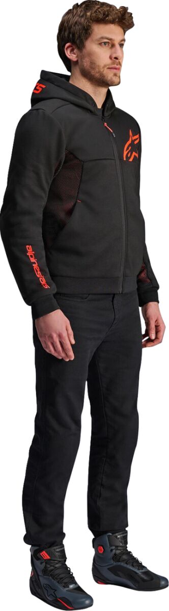JACKET/HOODIE CHROME AIR BLK/R