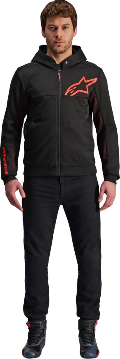 JACKET/HOODIE CHROME AIR BLK/R