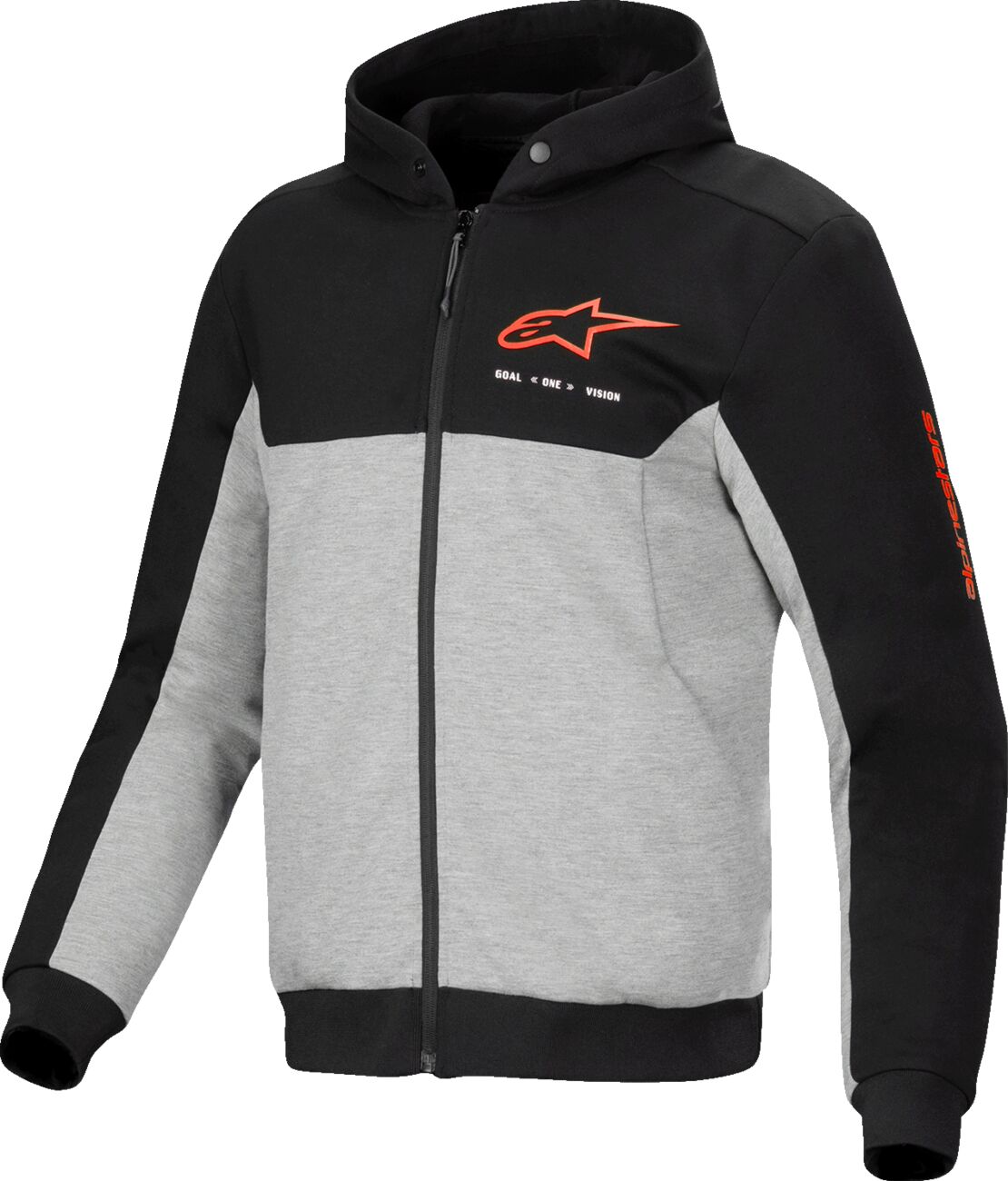 HOODIE CHROME V2 SPORT BK/GY/R